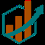 Predictive analytics and decision support logo representing AI-driven dashboards that turn data into real-time business insights.